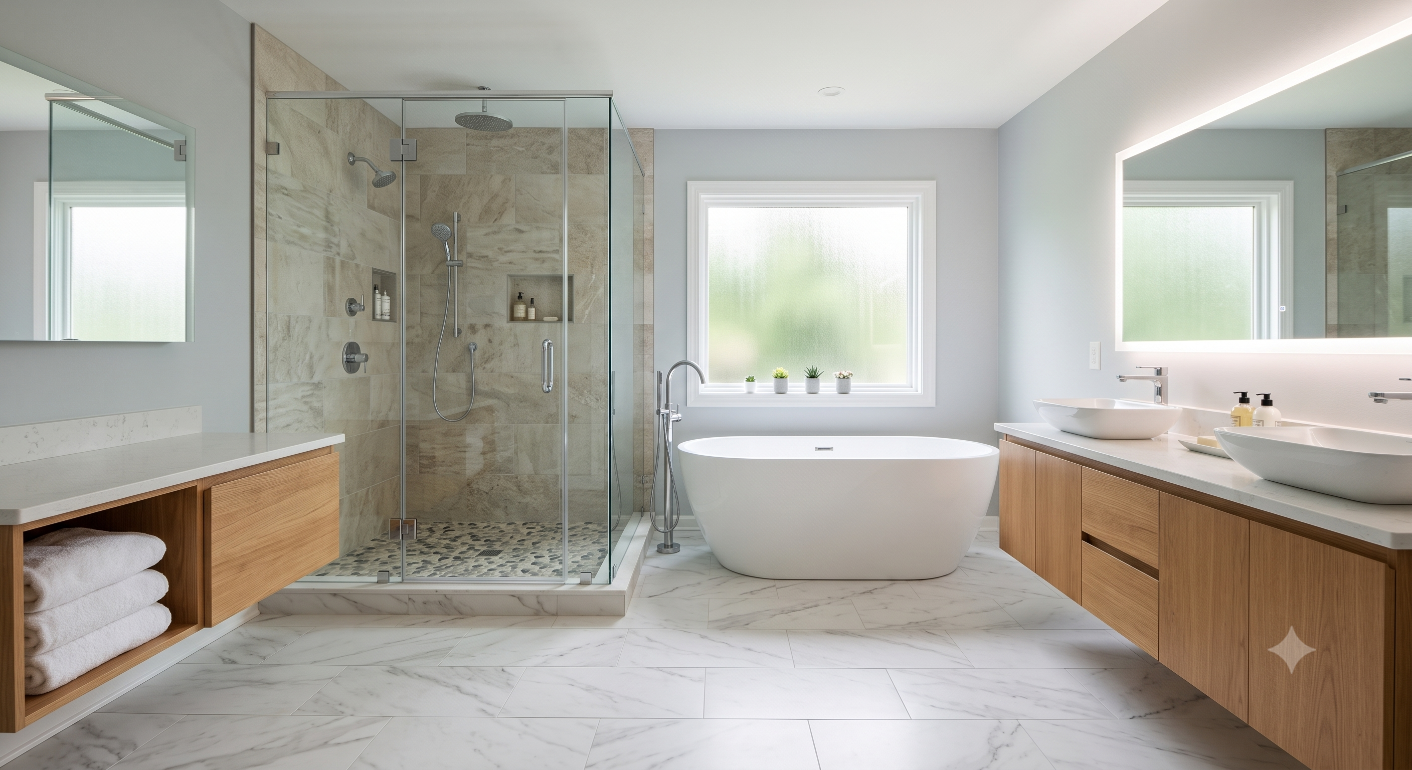 Luxury bathroom remodel